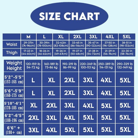 Men's Reusable Incontinence Boxer Briefs, Leak Proof Protection, Black, 4X, 1pc - Picture 7 of 8